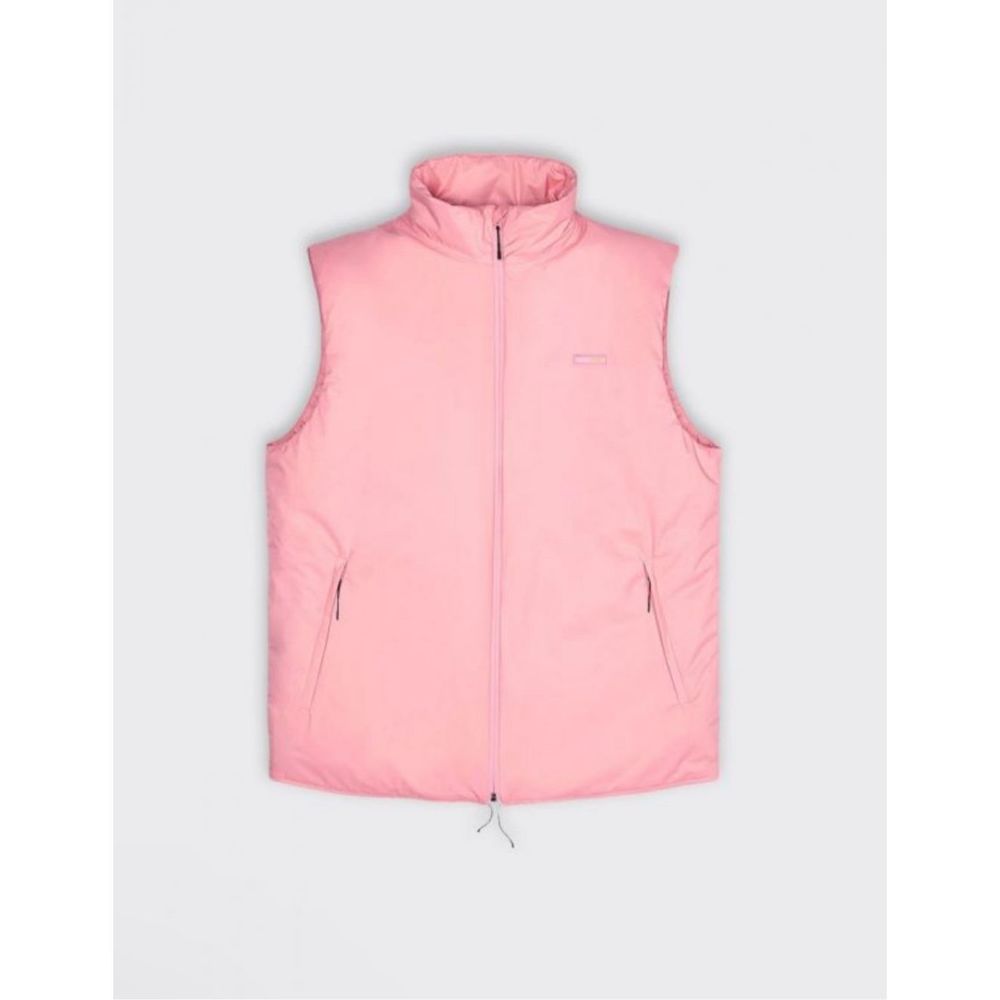 Rains Unisex Padded Nylon Vest Pink Sky Size L
